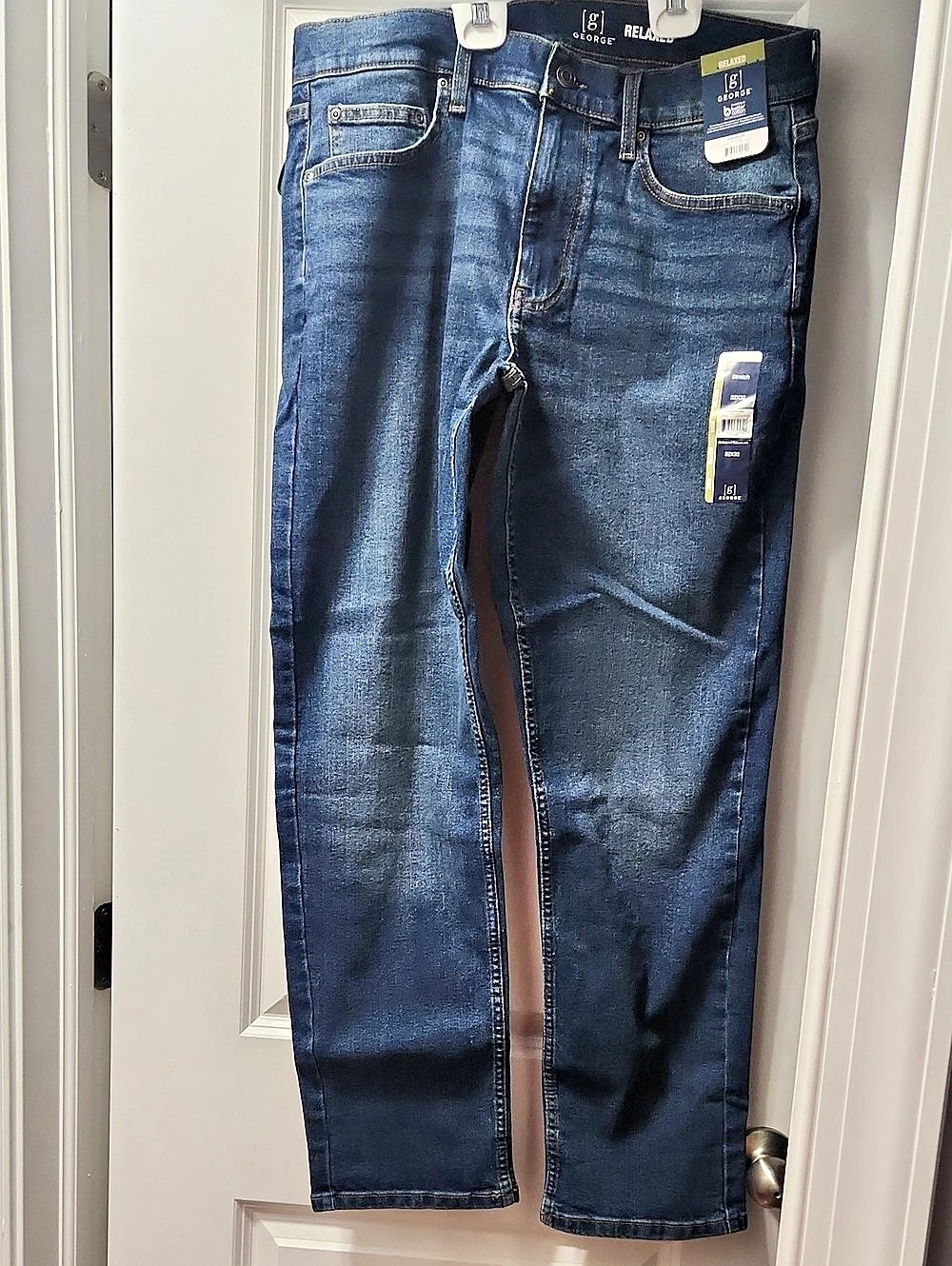 George Relaxed Fit Stretch Jeans Men's Blue Jeans Waist 32x32 NWT